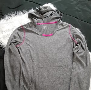 Grey sports hoodie